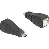 DeLock USB-Mini auf USB-B Adapter Schwarz