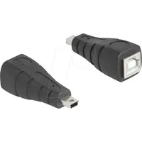 DeLock USB-Mini auf USB-B Adapter Schwarz