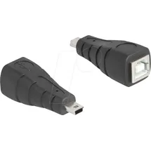 DeLock USB-Mini auf USB-B Adapter Schwarz