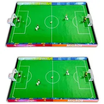 Tipp-Kick 2er Set Migros Tipp-Kick Mania Tischfußball mit 4 Kicker & Torwart fußball Spiel