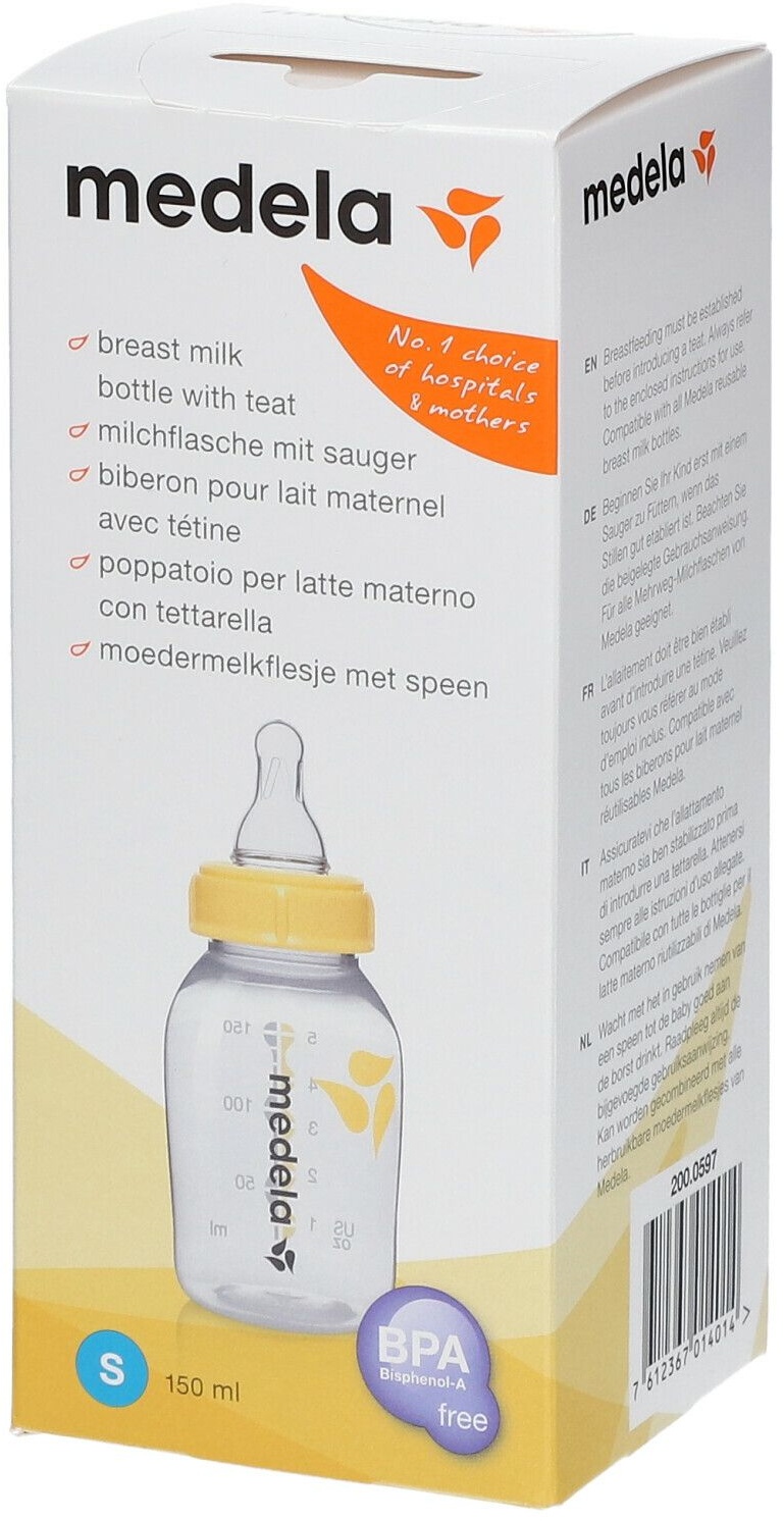 Medela Biberon pour lait maternel avec tétine 150 ml 1 pc(s) Bouteilles