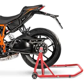 ConStands - Einarm Montageständer für KTM 1290 Super Duke/R 14-23 Rot Hinterrad Single Classic Motorrad