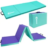eyepower 180x60 Klappbare Turnmatte für Zuhause - Gymnastikmatte Dicke 5cm - Weichbodenmatte Klappbar - Turnmatte Kinder Outdoor Sport Matratze Sportmatte Faltbar Fitness Matte Pilates Yogamatte