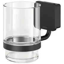 Geesa Glashalter Topaz - schwarz matt