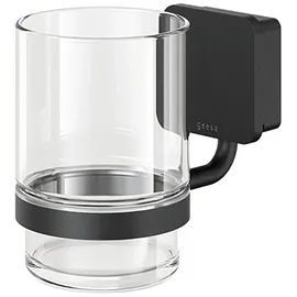 Geesa Glashalter Topaz - schwarz matt