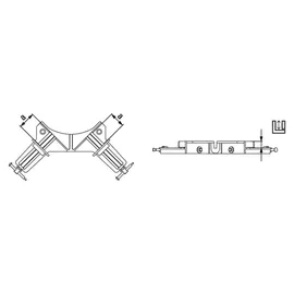 Bessey Winkelspanner Metall 73 mm rot