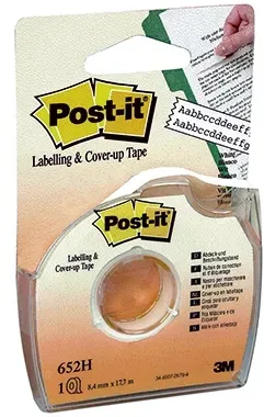 Post-it Korrekturband 652H 8,4mmx17,7m 2zeilig weiß