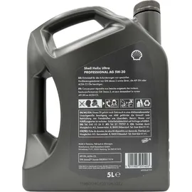 Shell Helix Ultra AG 550040557 5W-30 5 l