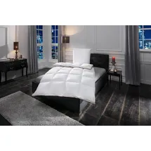 OBB Daunenbettdecke OBB "Emilias, Bettdecken für Sommer und Winter, Ganzjahresdecke", weiß, B:135cm L:200cm, Bezug: 100% Baumwolle. Füllung: 90% Daunen, 10% Federn, Bettdecken, Bettdecke 135x200 cm, 155x220 cm, weitere Größen, Made in Germany