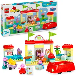 Konstruktionsspielsteine LEGO "Peppas Supermarkt (10434), LEGO DUPLO Peppa Pig", bunt, Spielbausteine, Kinder, Made in Europe