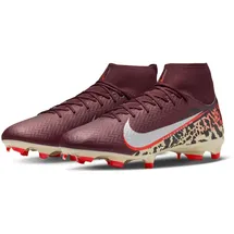 Nike Mercurial Superfly 10 Academy Herren Burgundy Crush/Metallic Silver 39