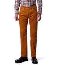 Pierre Cardin Regular Fit Cordhose mit Eingrifftaschen Modell 'Laval', Cognac, 33/30