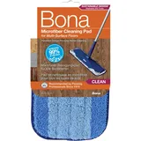 Bona Wischbezug Mikrofaser Zwei-Zonen-Design Blau 1 St.