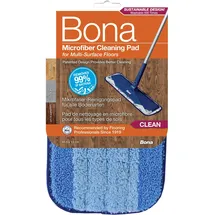 Bona Wischbezug Mikrofaser Zwei-Zonen-Design Blau 1 St.