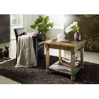 MASSIVMOEBEL24.DE Couchtisch Altholz 60x60x60 mehrfarbig lackiert FABLE #14