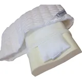 Dreams DeLuxe Visco Nackenstützkissen 80 x 40 cm Weiß