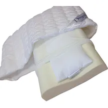 Dreams DeLuxe Visco Nackenstützkissen 80 x 40 cm Weiß