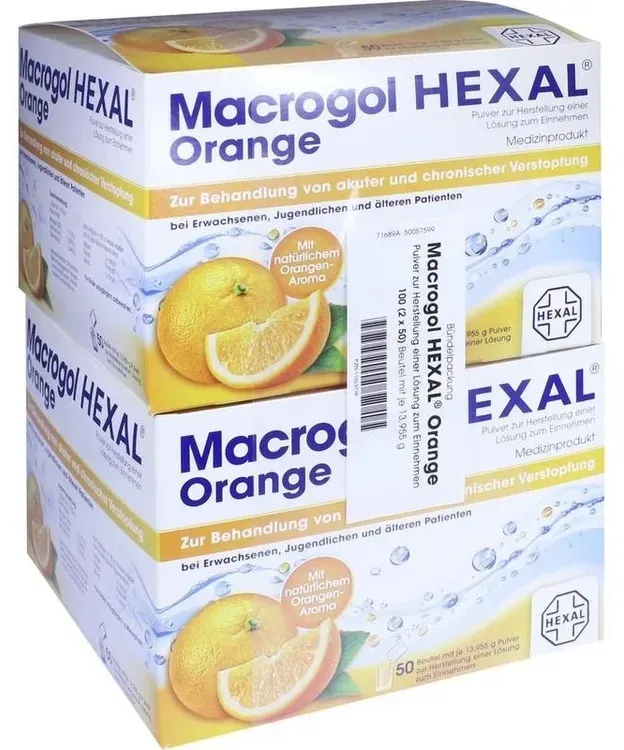 macrogol hexal orange 100 beutel