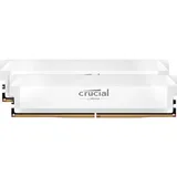 Crucial Pro Overclocking White DIMM Kit 32GB, DDR5-6000, CL36-38-38-80, on-die ECC (CP2K16G60C36U5W)