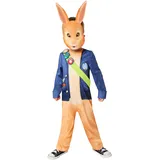 amscan 9916769 - Kinderkostüm Peter Hase offiziell lizenziert, Alter: 4-6 Jahre