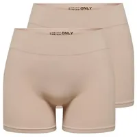 Only Hotpants ONLVICKY S-LESS MINI SHORTS 2-PACK (Packung, 2-tlg)