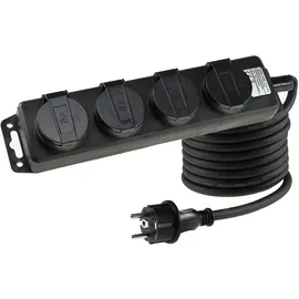 ChiliTec Steckdosenleiste Aussensteckdose IP44 3m Kabel