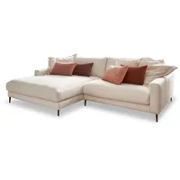 Sormani Ecksofa Florenz Stoff White