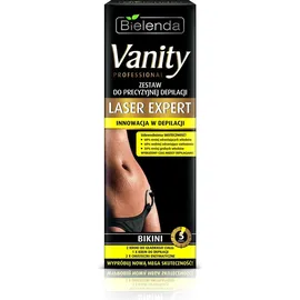 Bielenda Vanity Professional Laser Expert Kit für die präzise Enthaarung der Bikinizone 100ml