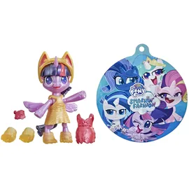 My Little Pony Smashin’ Fashion Schmetter-Pack Twilight Sparkle – bewegliche Figur (7,5 cm) mit Modeaccessoires und Überraschung, 9 Teile