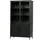 Woood Vitrine Exhibit 99 x 44 x 170 cm Schwarz