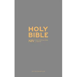 Knv Besorgung NIV Pocket Charcoal Soft-tone Bible with Zip