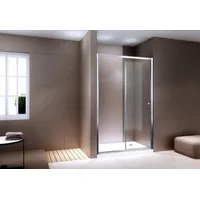 Bernstein Duschabtrennung Bernstein Schiebetür Ex505 Nano Echtglas Klarglas 195cm 140cm