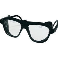 Schmerler Schutzbrille EN 166 Bügel schwarz,Scheibe klar Nylon,Glas