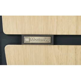 Musterring Relaxsessel MR276 Leder 74 x 108 x 80 cm Blau mit Relax-Funktion