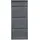 [en.casa] Sokndal 50 x 118 x 15 cm grau / grau