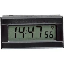EUROTIME Funk-Uhrwerk 51900 mit Anzeige Schwarz