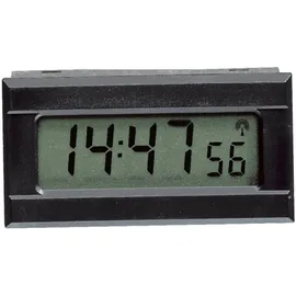 EUROTIME Funk-Uhrwerk 51900 mit Anzeige Schwarz