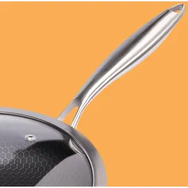 Reishunger Edelstahlpfanne Bratpfanne 28 cm