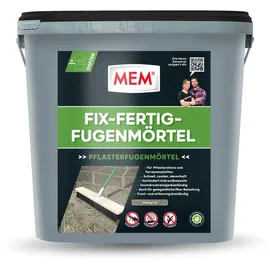 mem Fix-Fertig-Fugenmörtel 12,5 kg steingrau