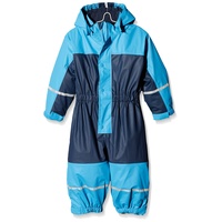 Playshoes Overall Basic Mit Fleece-futter Warmer Wasserdichter Matschanzug Regenbekleidung, Marine 110