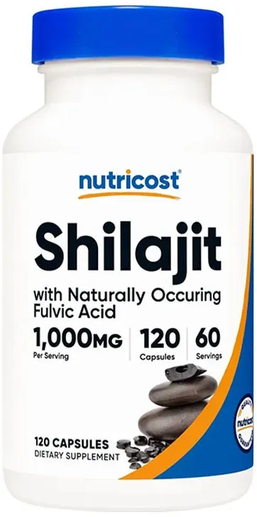 Nutricost Shilajit 1,000 mg (120 Kapseln)