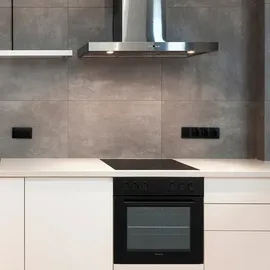 Telefunken ECHS65A-B2 Einbauherd-Set mit Glaskeramik-Kochfeld