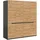 Möbel Boss Kleiderschrank Canu 180 x 198 x 59 cm Grau