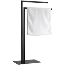 Primaster Handtuchständer schwarz matt Modena 2-armig