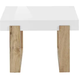 INOSIGN "Solid", hochglanzfarbener weißer Tischplatte, in zwei unterschiedlichen Größen