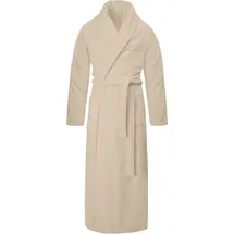 Normani Bademantel aus 100 % Baumwolle Lola in Beige | Gr.: M