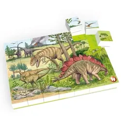 HUBELINO® Puzzle Welt der Dinosaurier (35-teilig)