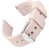 Archer Watch Straps - Uhrenarmbänder aus Silikon mit Schnellverschluss (Hellrosa, 22mm)