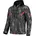 Textiljacke Dunkelgrau/Hellgrau/Rot L