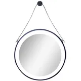 SANOTECHNIK Spiegel, Mit Indirekter Beleuchtung Hanger 60x60 cm schwarz